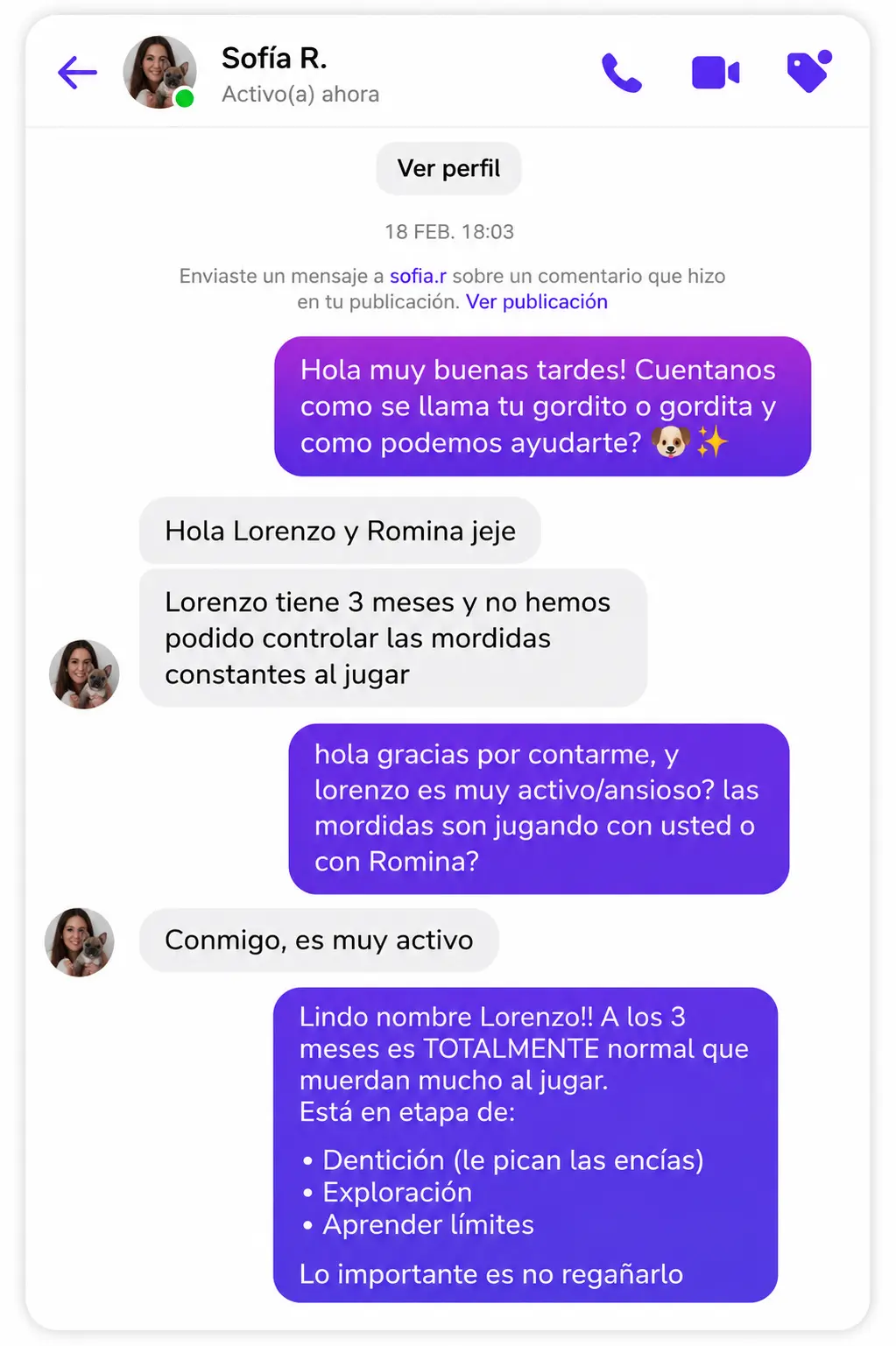 Segundo testimonio real de Facebook