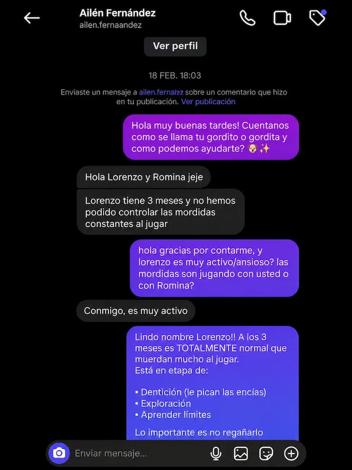 Testimonio real de cliente de Frenchie del Alma